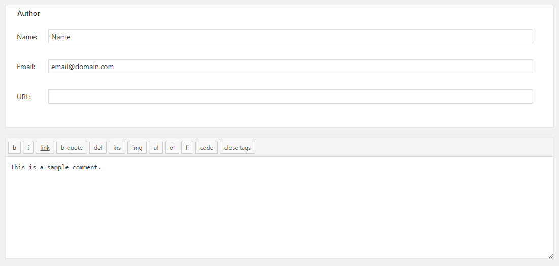 Put below code to your template and it will display the total comment count of user. Custom Field Added In Comment Form Not Showing In Edit - WordPress Development Stack Exchange