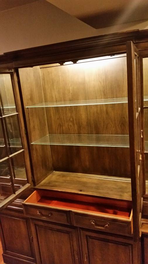 Find used oak china cabinet for sale on ebay, craigslist, letgo, offerup, amazon and others. furniture - Can I cut the back off a china cabinet to