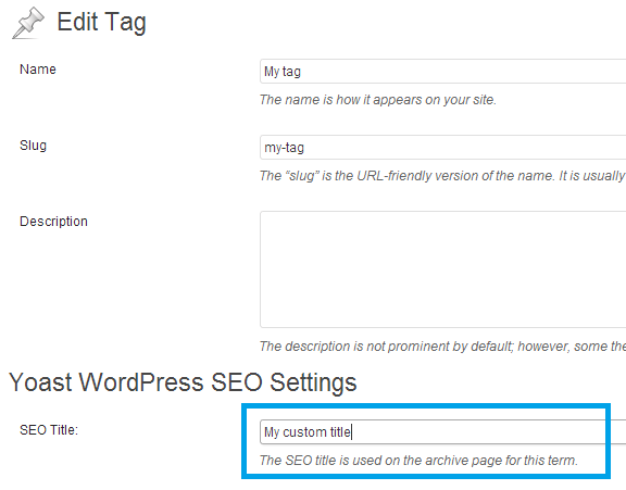 It will be better for seo if you can put the keyword to the beginner of the . Display Yoast Wordpress Seo Title In Archive Template Wordpress Development Stack Exchange