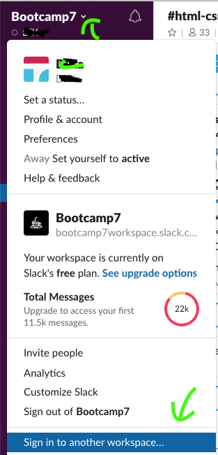 Slack is built for this. Being In Multiple Slack Teams Simultaneously Super User