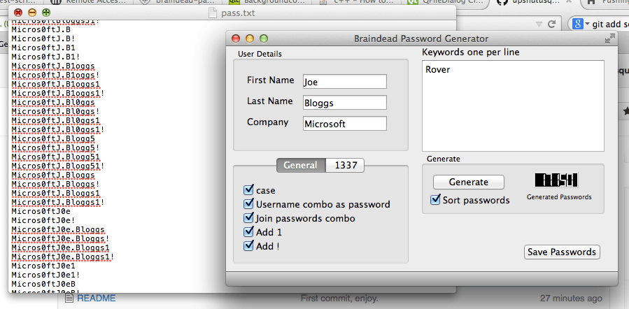 # ask the user how strong they want their password to be. How Can I Generate Custom Brute Force Dictionaries Information Security Stack Exchange