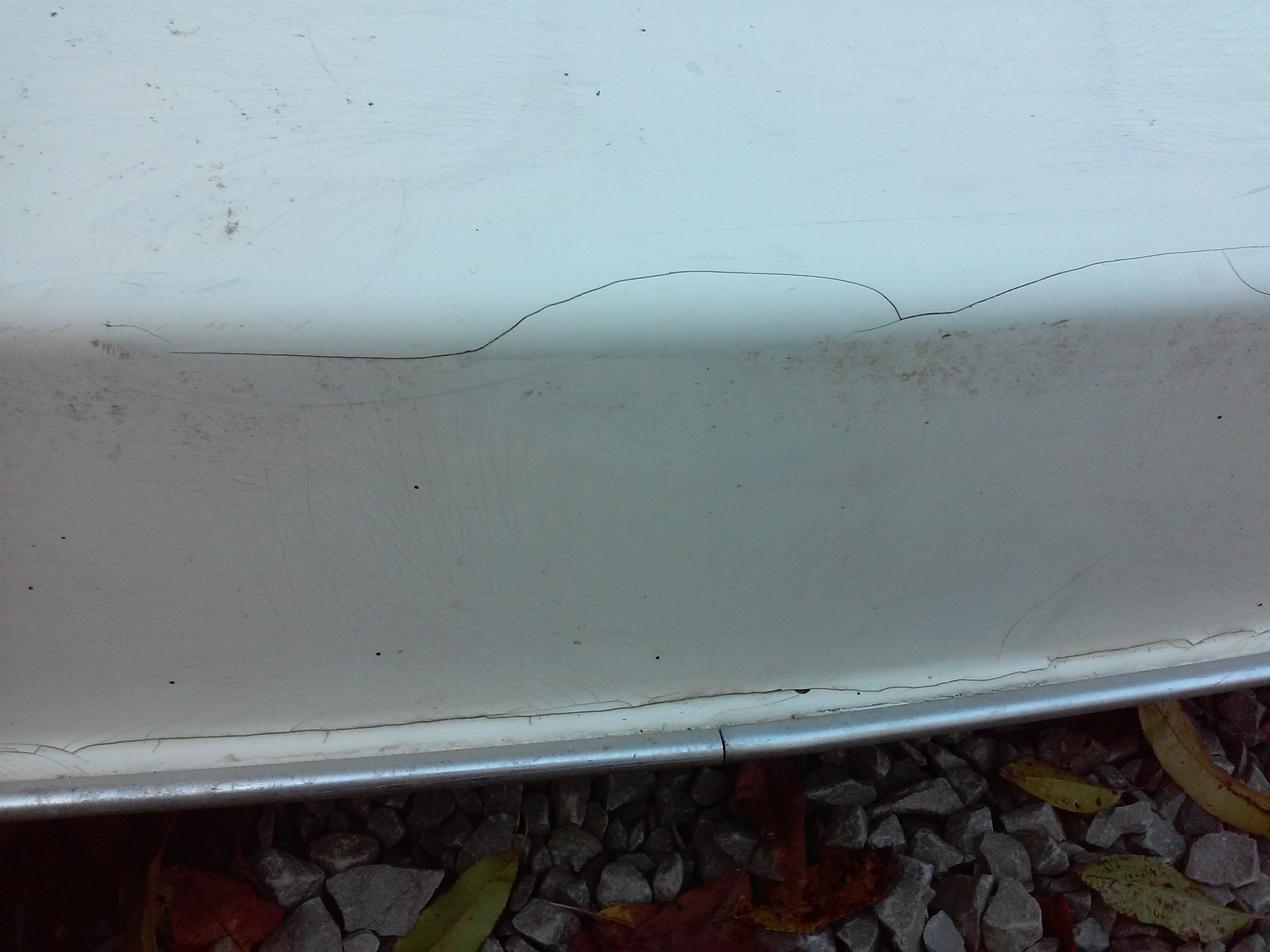 Hairline fix is a super easy, super powerful way to fix fine cracks and scratches in boat gelcoat. How Can I Prevent A Fiberglass Crack In My Sailboat From Getting Worse The Great Outdoors Stack Exchange