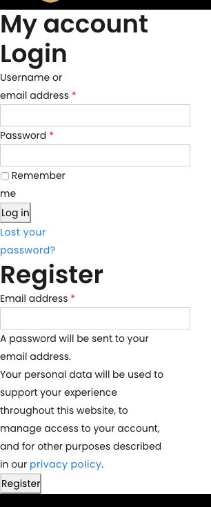 For this, go to woocommerce > settings . How To Show The Login And Register Form On Two Different Pages With Woocommerce Using Templates Stack Overflow