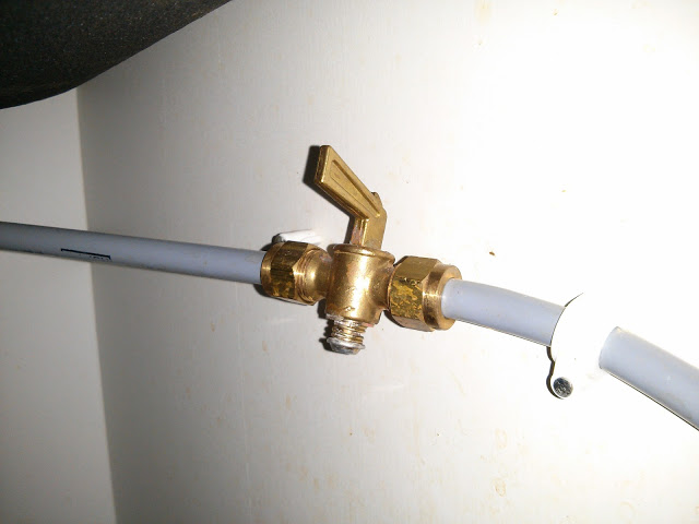 A saddle valve is handy for tapping into a copper or iron water pipe to feed an ice maker or other appliance. Installing A Shut Off Valve On Copper Pipe | MyCoffeepot.Org