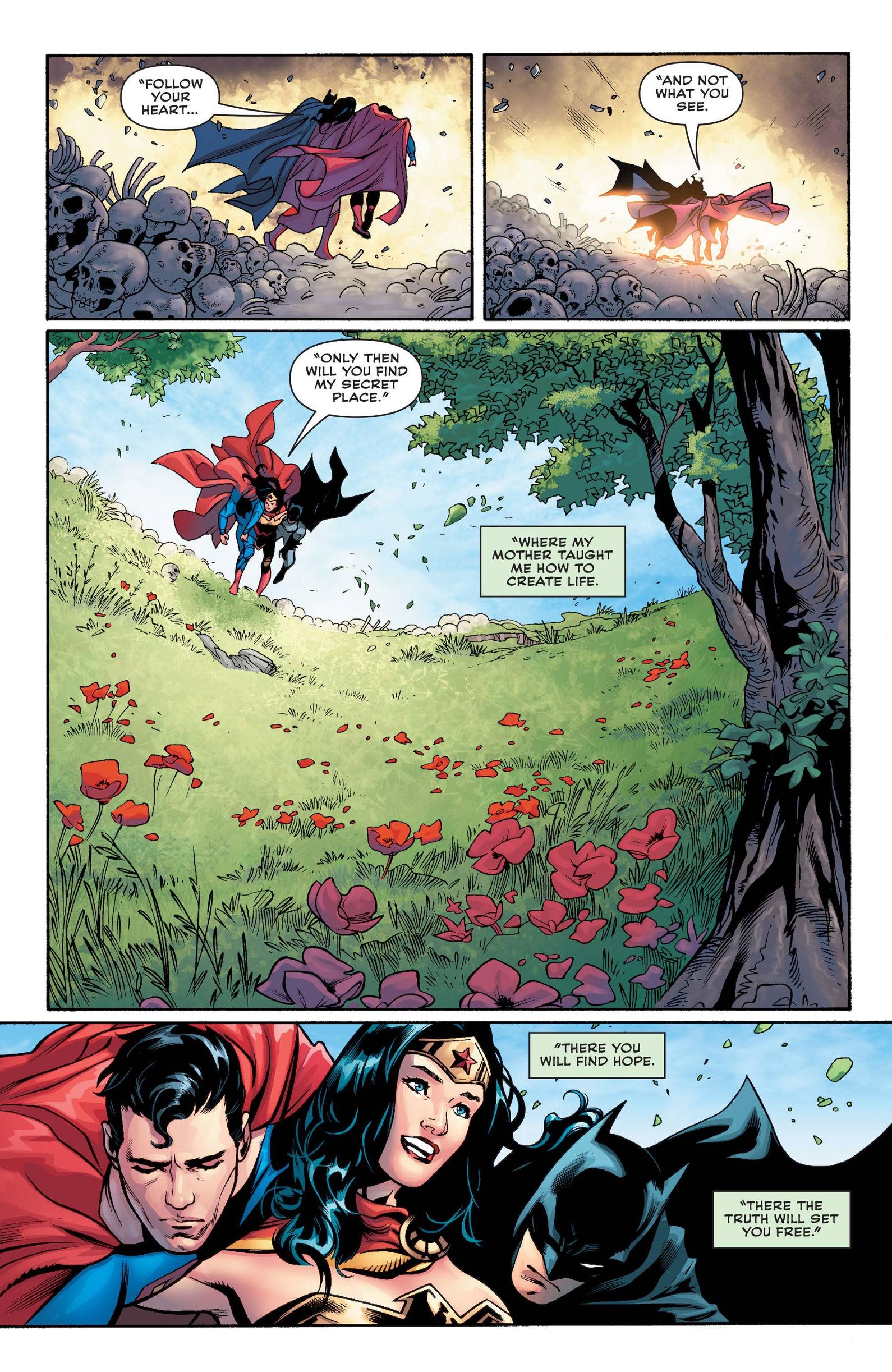 Which Comic Book Has This Image Of Wonder Woman Carrying Superman And Batman Science Fiction Fantasy Stack Exchange