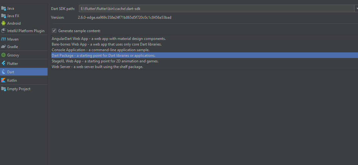 No Option For Adding New Flutter Web Project In Intellij Dart Templates Also Tried Vs Code Is Asking For Which Dart Template Stack Overflow