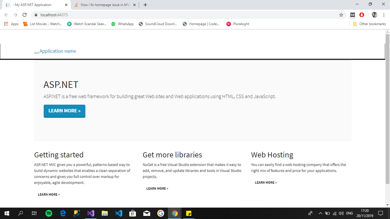 Wrapbootstrap has some cool theme built on twitter bootstrap css framework. Asp Net How Do I Fix Homepage Issue In Mvc 5 When I Add Bootsrap Lumen Theme Stack Overflow