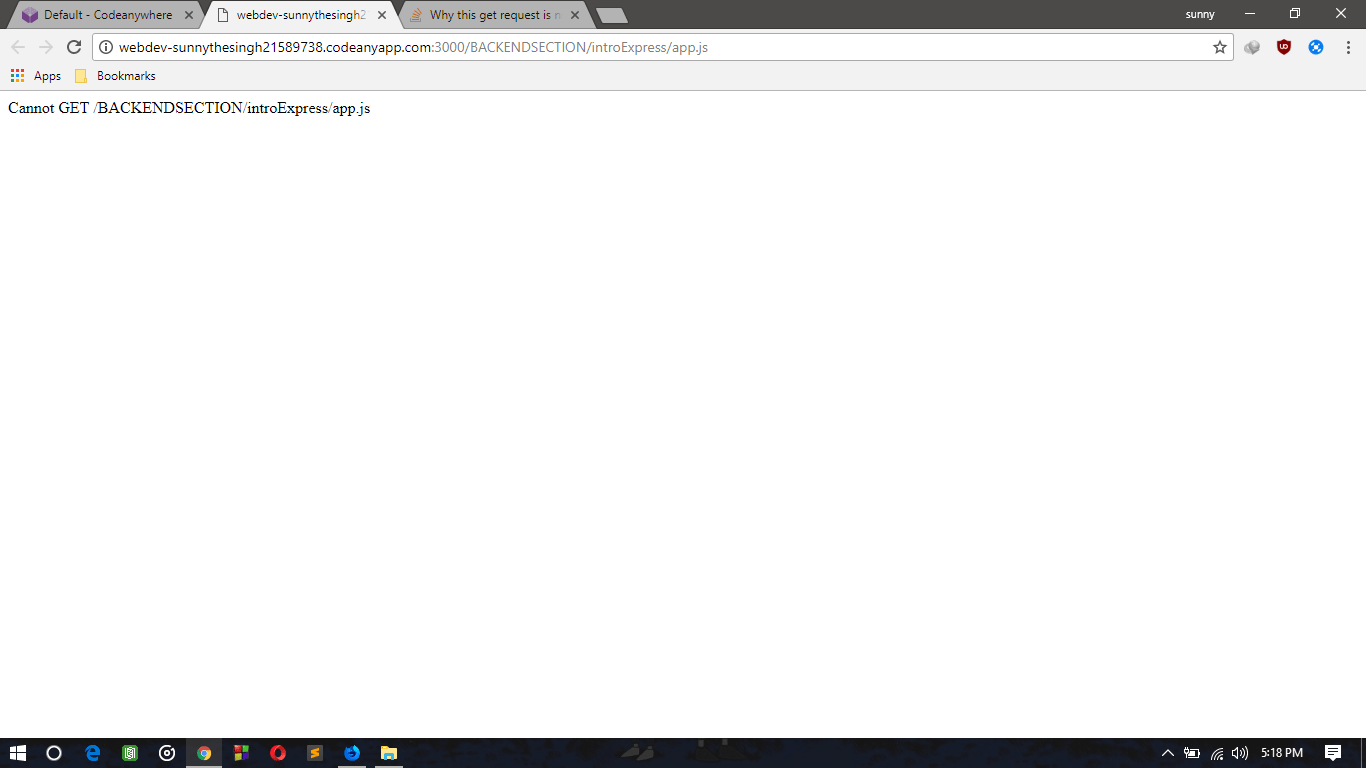 I want to deploy a laravel app which have vue js components can you give me. node.js - Why this GET request is not working? - Stack Overflow