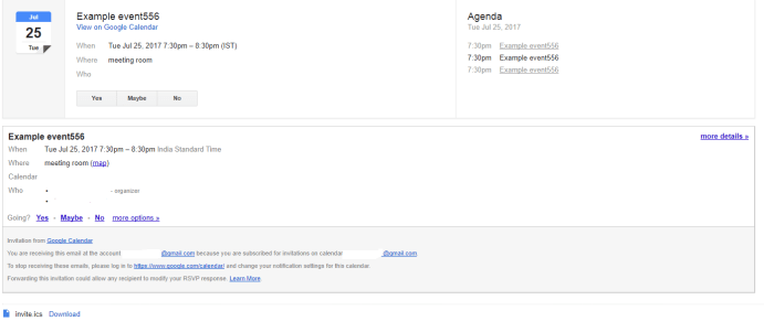 Node.js - Node js send meeting/calendar invite for gmail - Stack Overflow Node.js - Node js send meeting/calendar invite for gmail - Stack Overflow