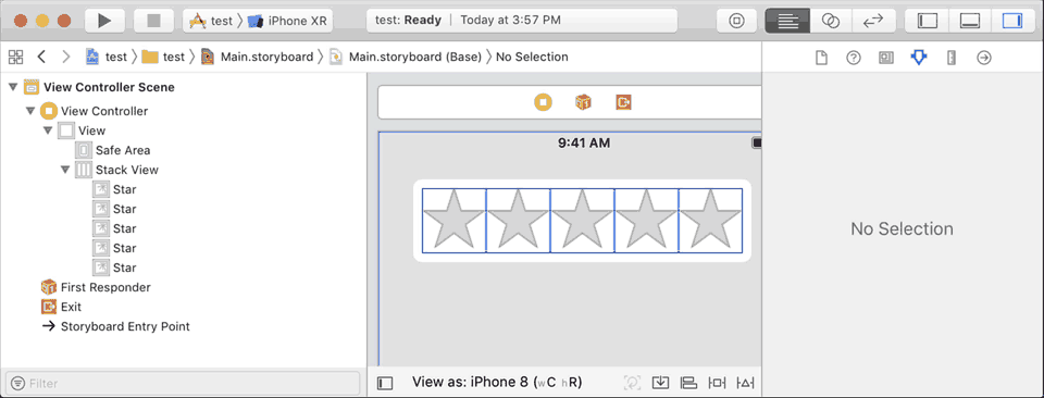 set content mode to aspect fit
