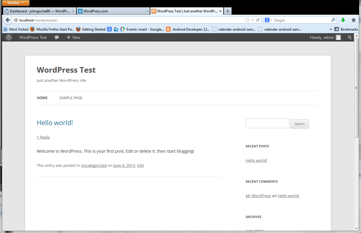 · to make wordpress act more . Wordpress Fresh Install Twenty Twelve Theme Does Not Display Images Stack Overflow