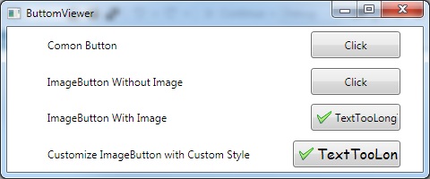 Buttons with clipped text