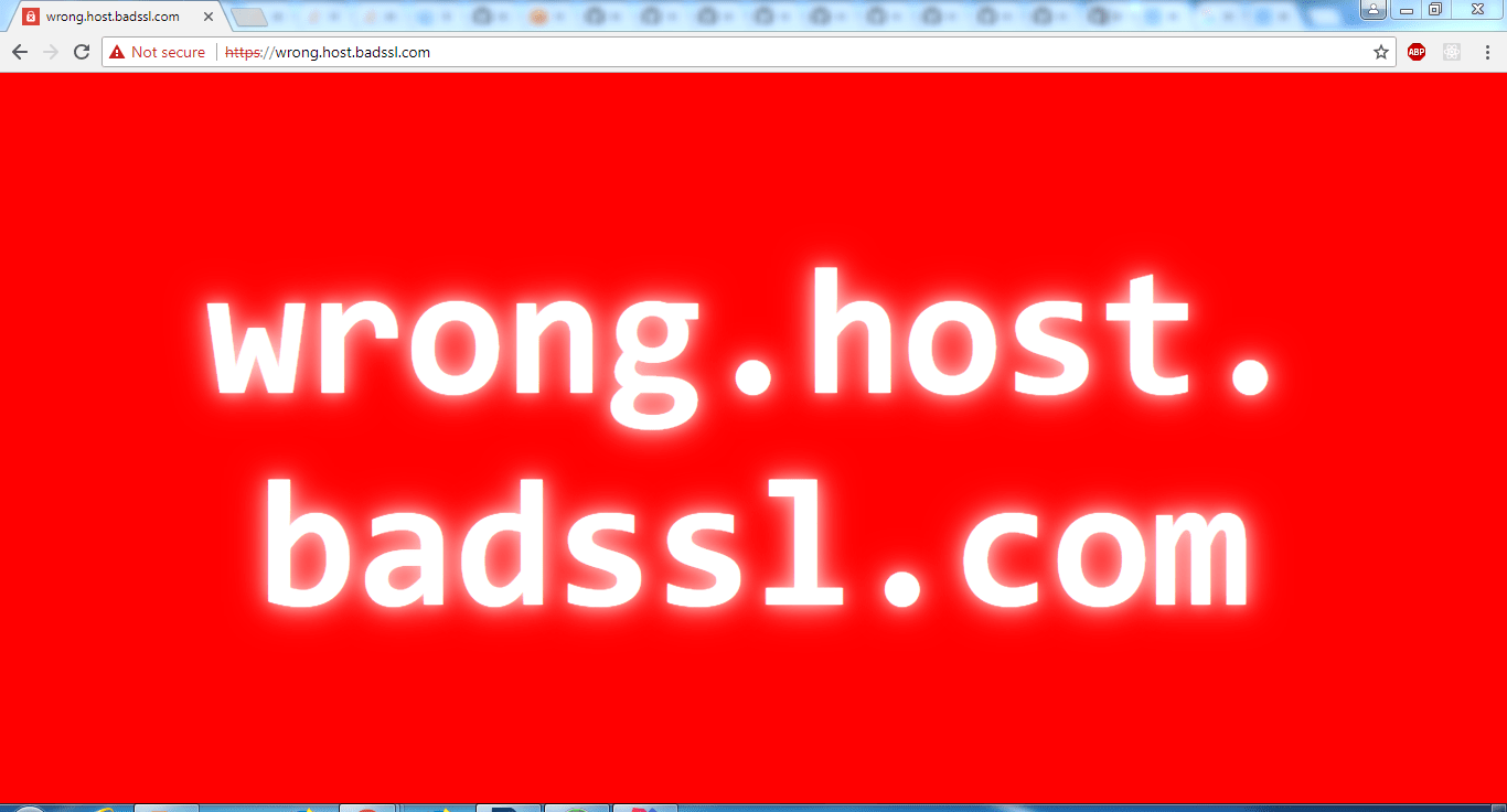 Bad SSL