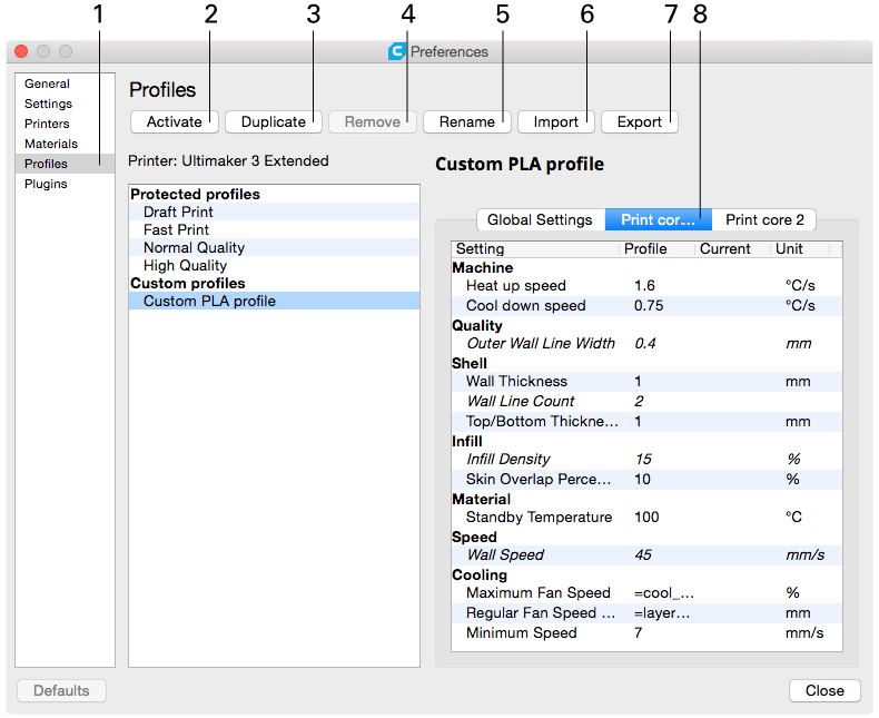 How To Save The Post Processing Scripts Configuration With Cura 3d Printing Stack Exchange