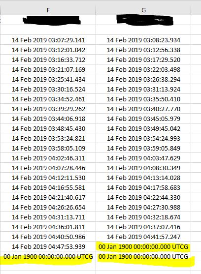 Excel Output