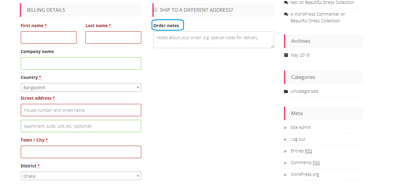 You can do this by going to settings » reading page in wordpress admin area. wordpress - Editing the woocommerce checkout page "order notes" - Stack Overflow