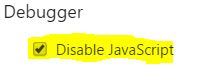 Disable check box