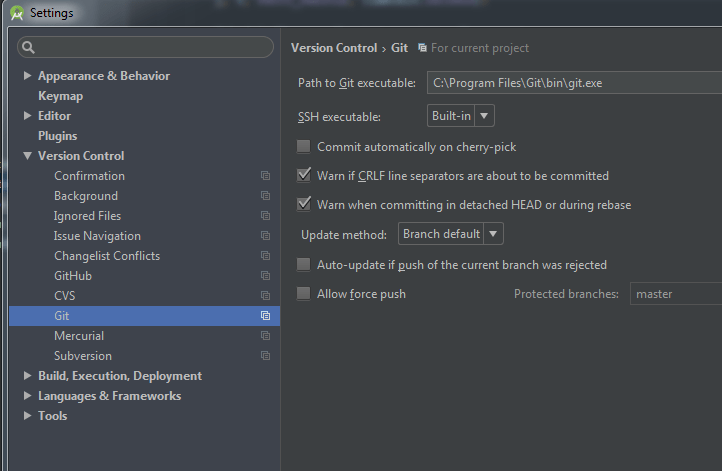 It has native integration with git and github to allow . Android Studio Git Using Private Key Stack Overflow