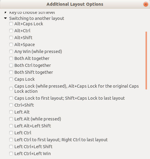 04/06/2018 · change keyboard layout switch to alt+shift ubuntu 18.04. 18.04 ctrl+shift to change language - Ask Ubuntu