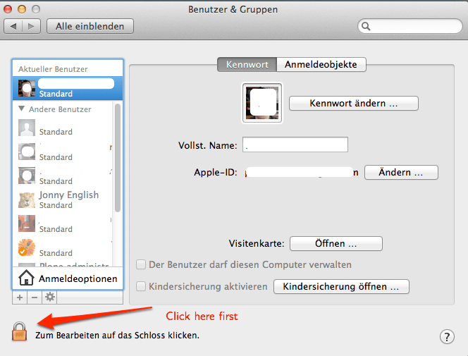 The settings tab on the my account > preferences page opens by default when. Issue With Deleting A Mac Account Through System Preferences Ask Different