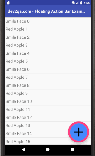 react native action button scrolling hide show Bottom Up animation - Stack  Overflow