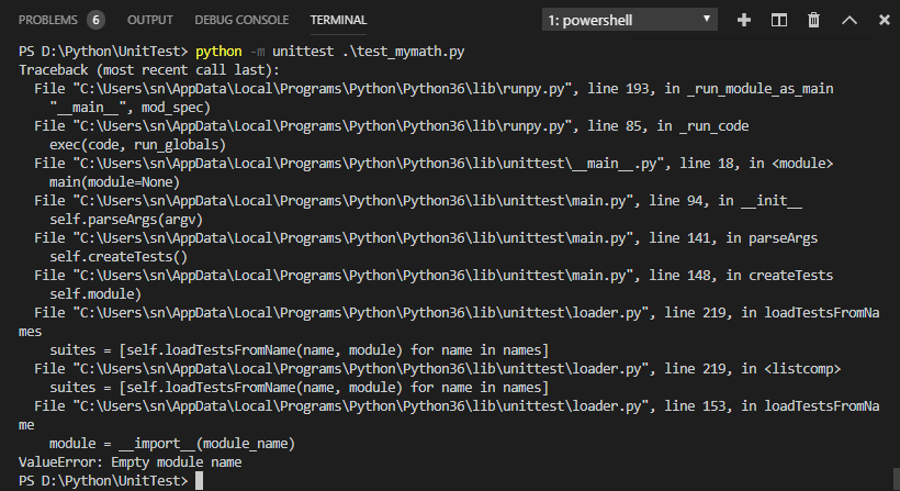 python-valueerror