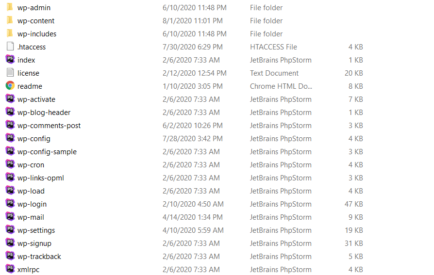 Every wordpress installation comes with the readme.html file which only contains information about your site. Required Wordpress Theme Files To Make It Installable For Others Stack Overflow