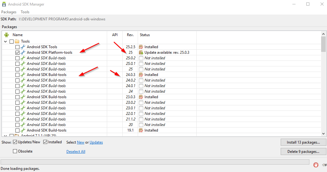 什么是android Sdk构建工具 平台工具和工具 码农家园