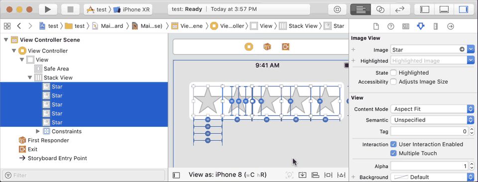 constant width and height constraints