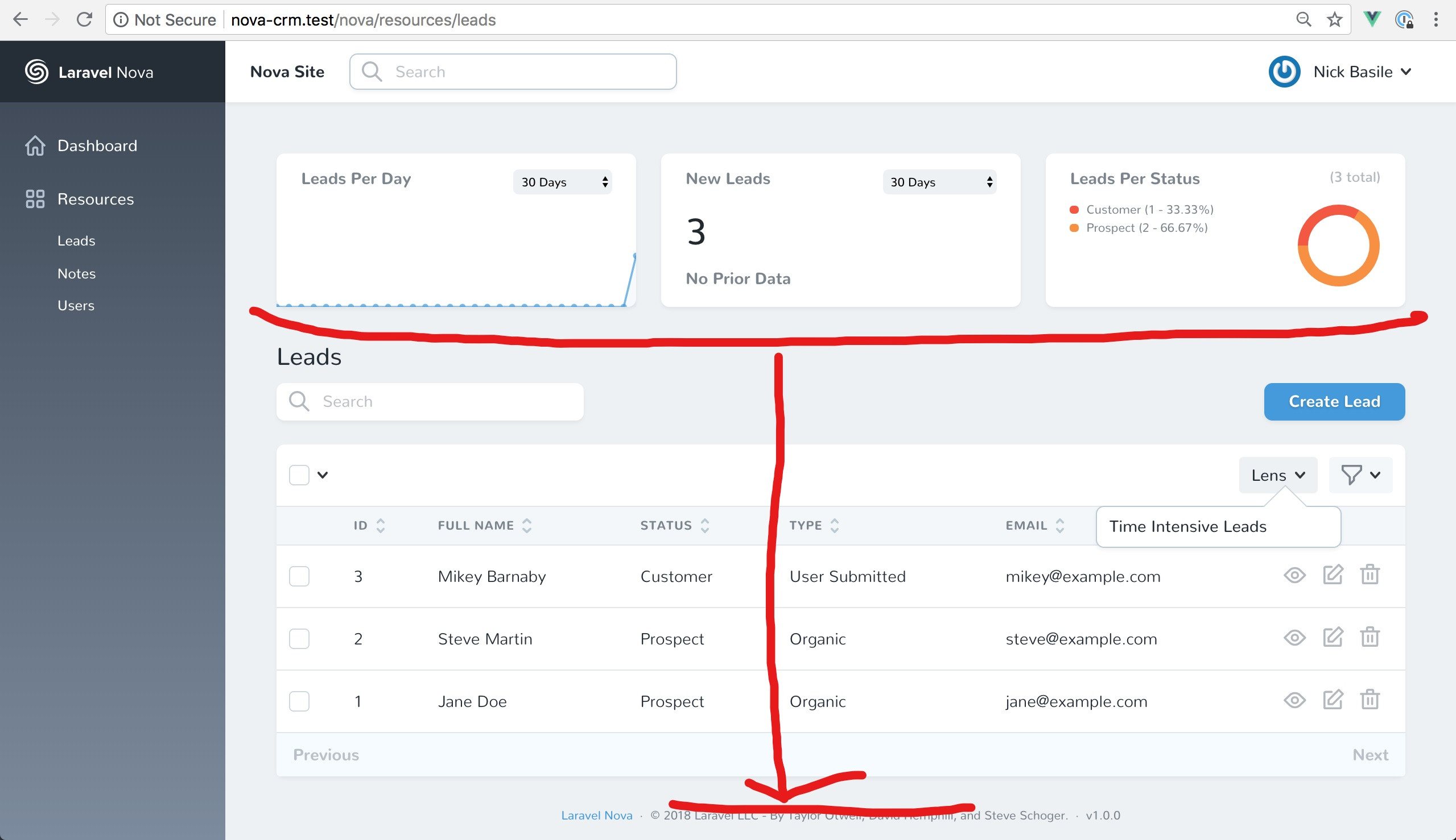 Laravel Nova Metric Card Position Laravel Questions