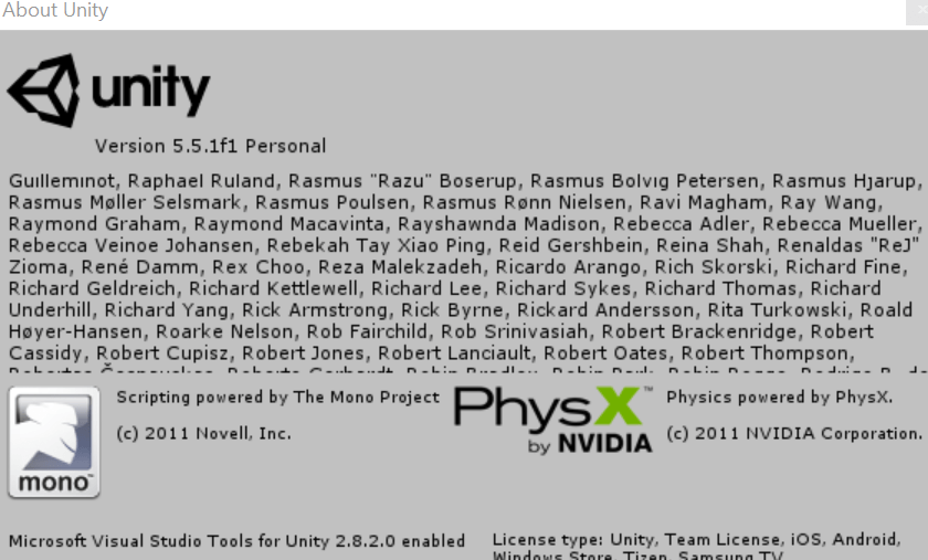 Unity Version