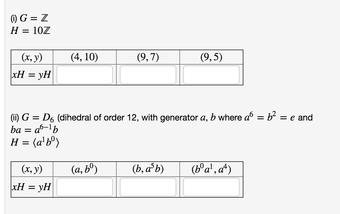 The th dihedral group is represented in the wolfram language as dihedralgroupn. Computing Left Cosets In 10â¤ And Dihedral Group Mathematics Stack Exchange