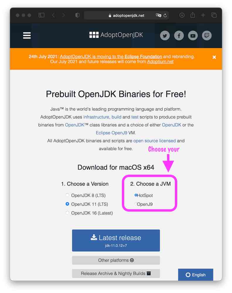 Jdk version, with attached jvm (javavm), download link. Which Jvm Runs By Default When You Are Using Openjdk Stack Overflow