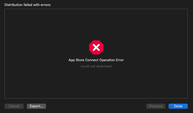 I keep getting an error message when i attempt to sign into the app store saying could . Could Not Upload Ios App To Appstore Showing This Error Stack Overflow