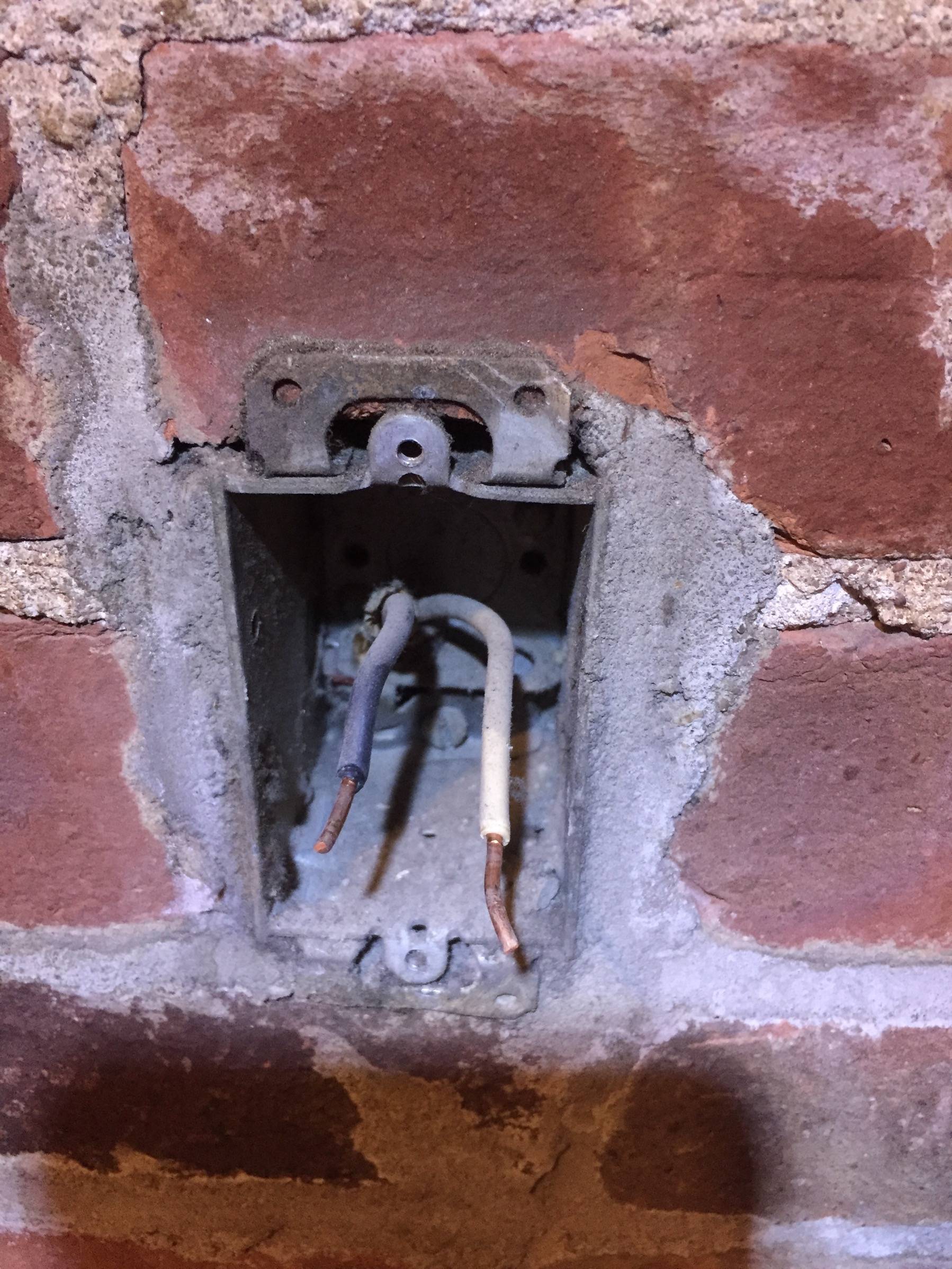 But what if those brick walls are too industrial for your tas. electrical - Different options to convert brick wall
