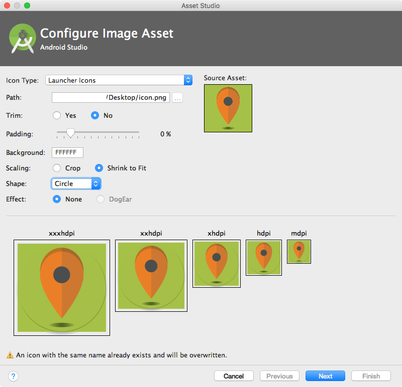 None bevel square circle vertical rectangle. Create Circular Launcher Icon Stack Overflow