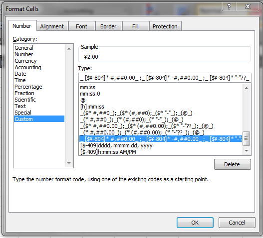 Click Custom
