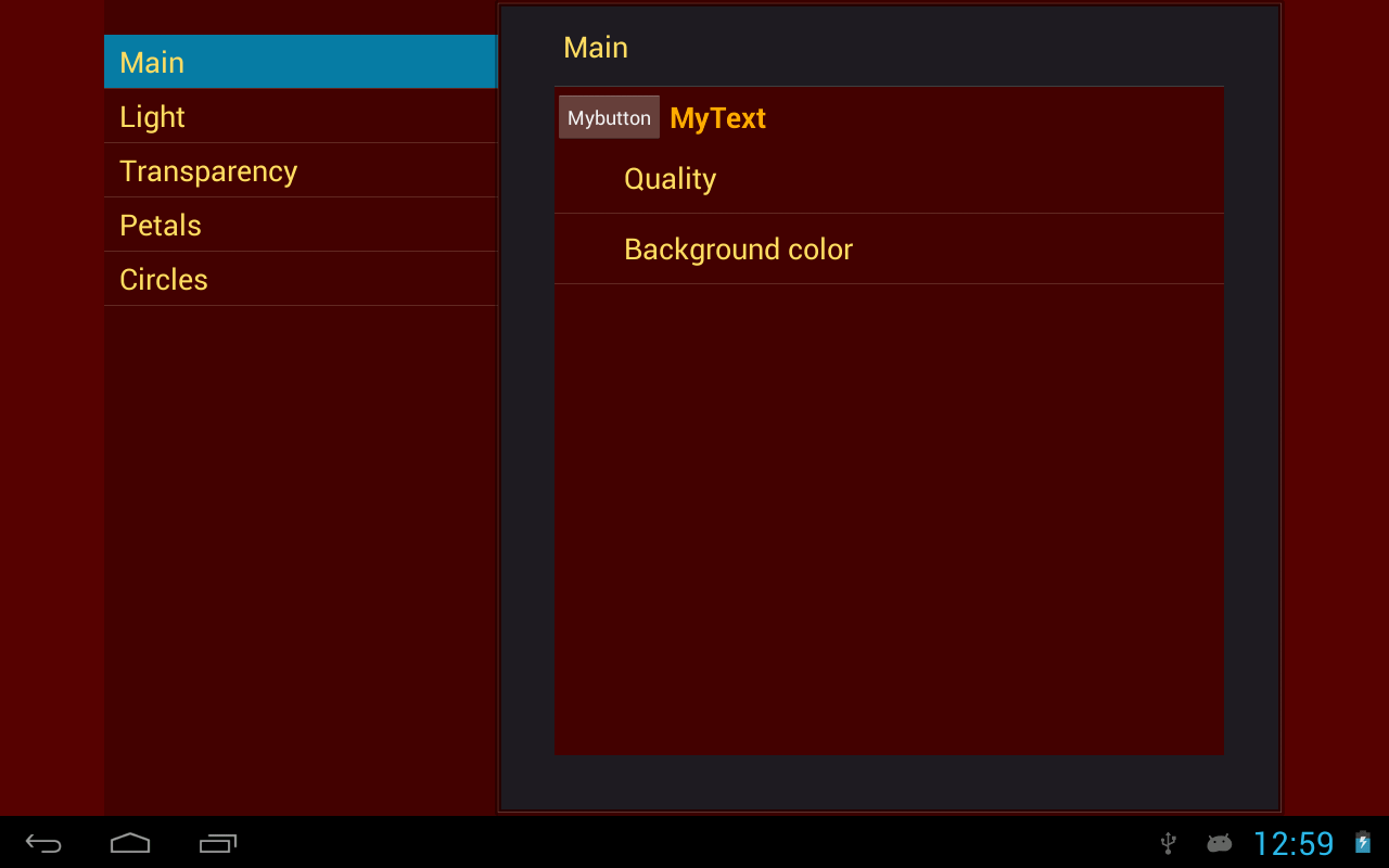 It will start from top. Android Preferencefragment Background Color Stack Overflow