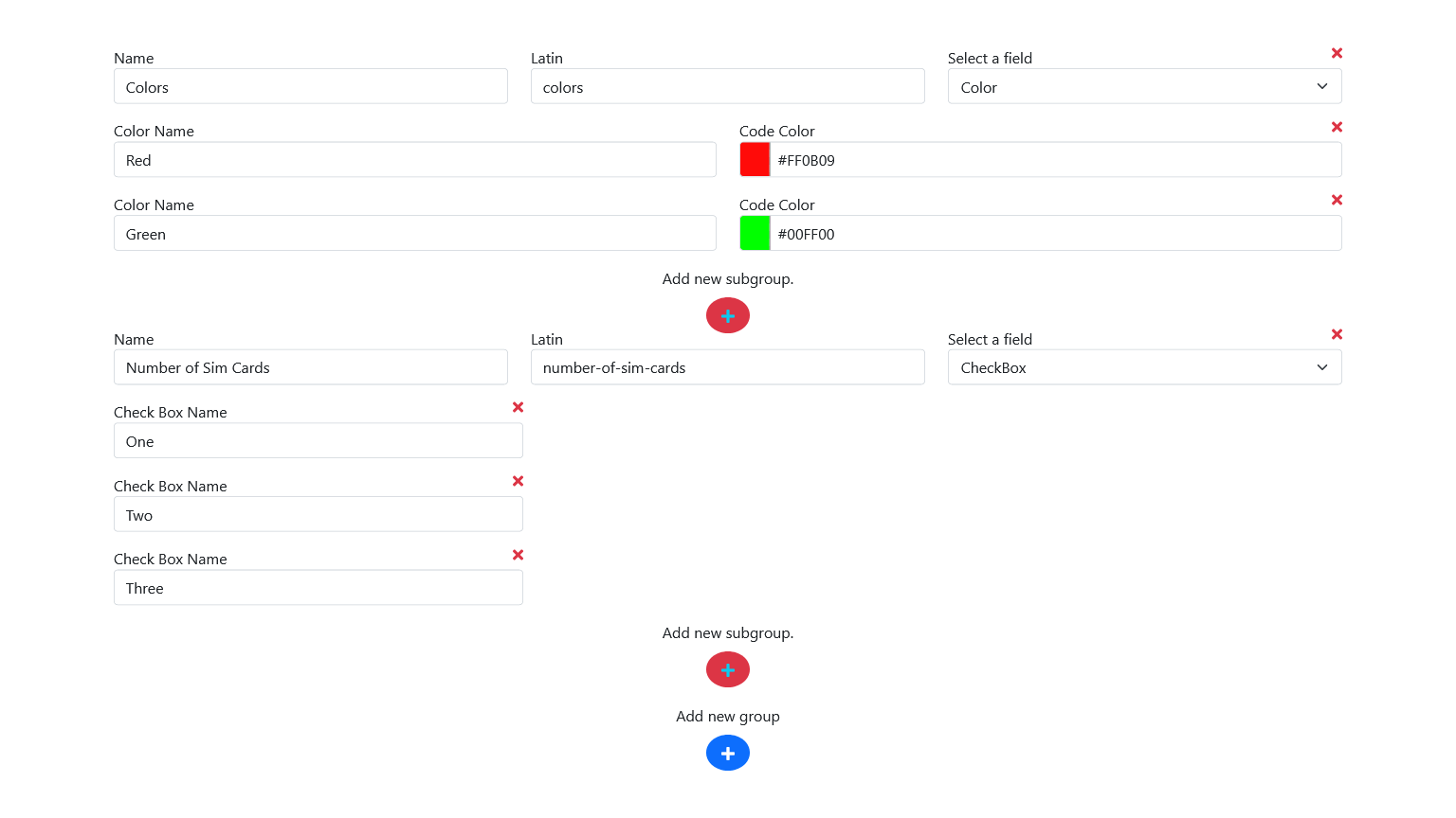 How To Saving Groups And Multi Subgroups In Laravel Laravel Questions