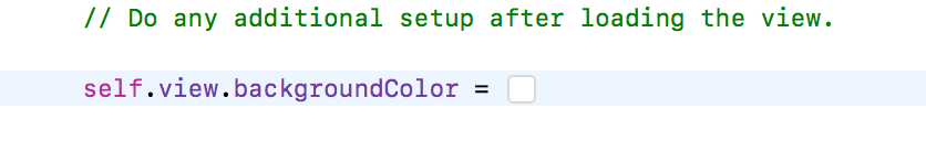 关于ios8：Swift中的UIView背景颜色 码农家园