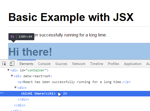 The node is a dom node because isnt escaped