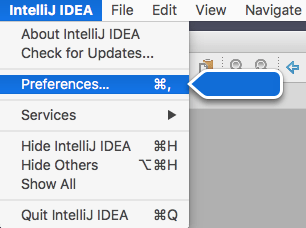 Intellij Idea current preferences