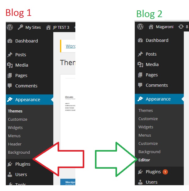/** wordpress administration bootstrap */. Where Did My Theme Editor Go Wordpress Development Stack Exchange