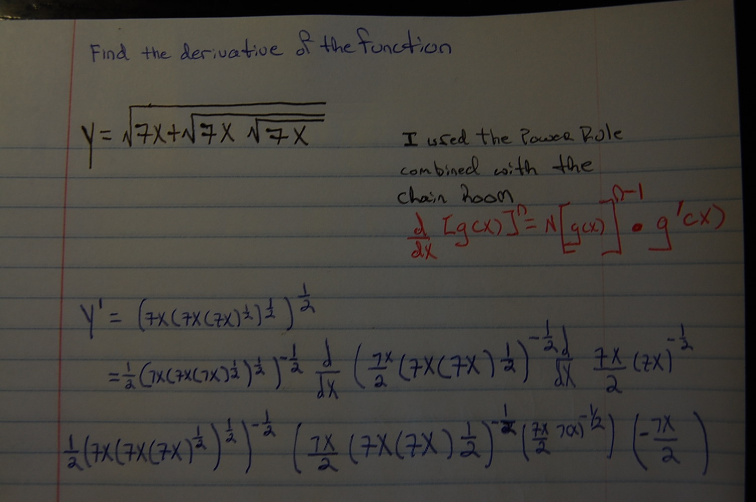 In order to translate any function to the right or left, place an addition or subtraction inside of the parent function. Find The Derivative Of The Function Y Sqrt 7x Sqrt 7x Sqrt 7x Mathematics Stack Exchange