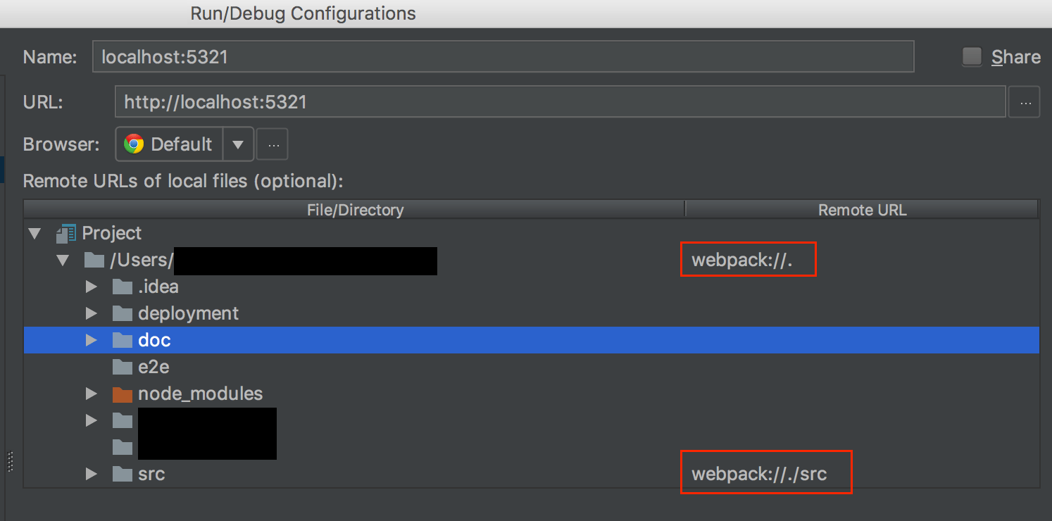IDE Configuration