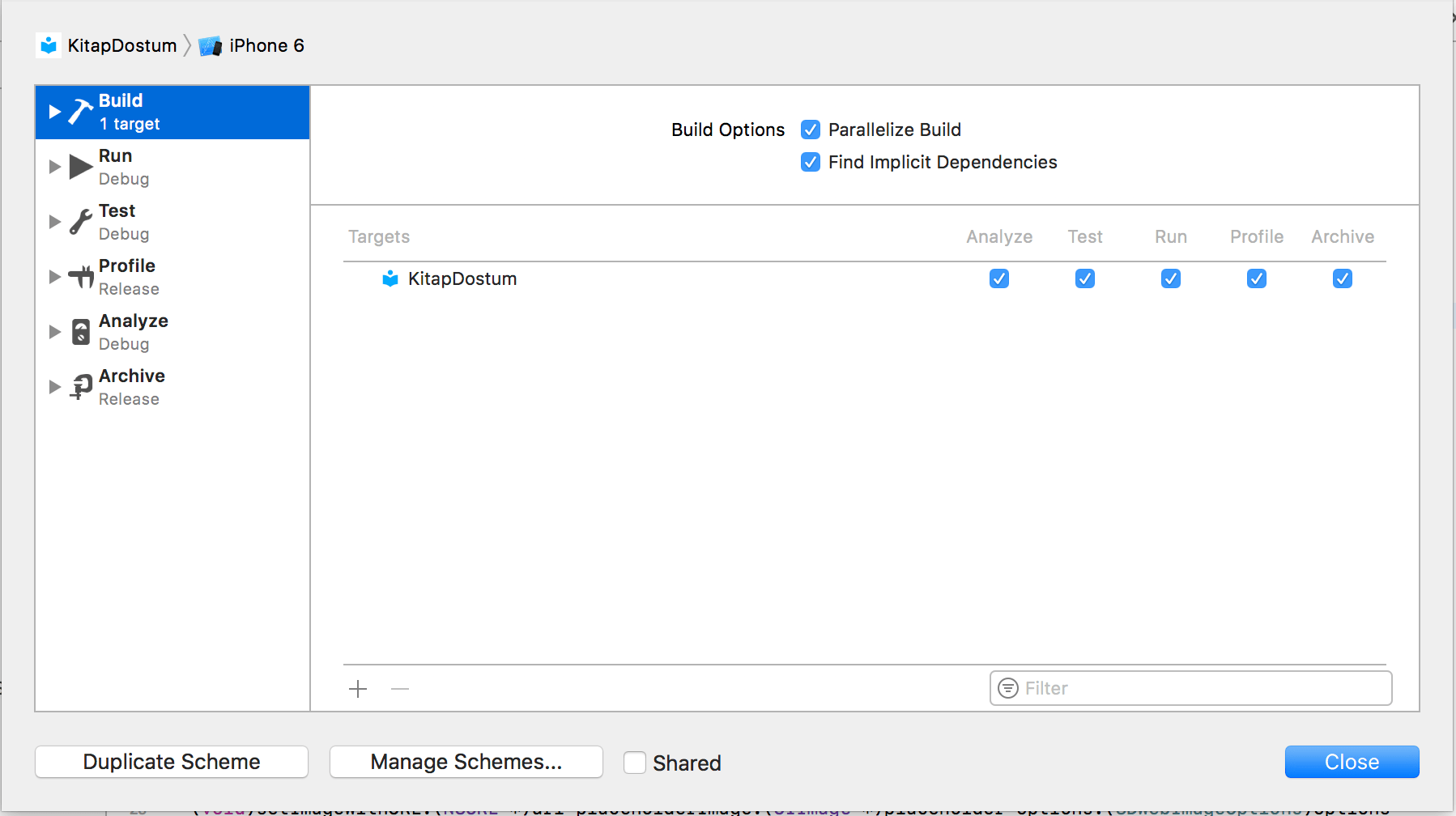 Find implicit dependencies