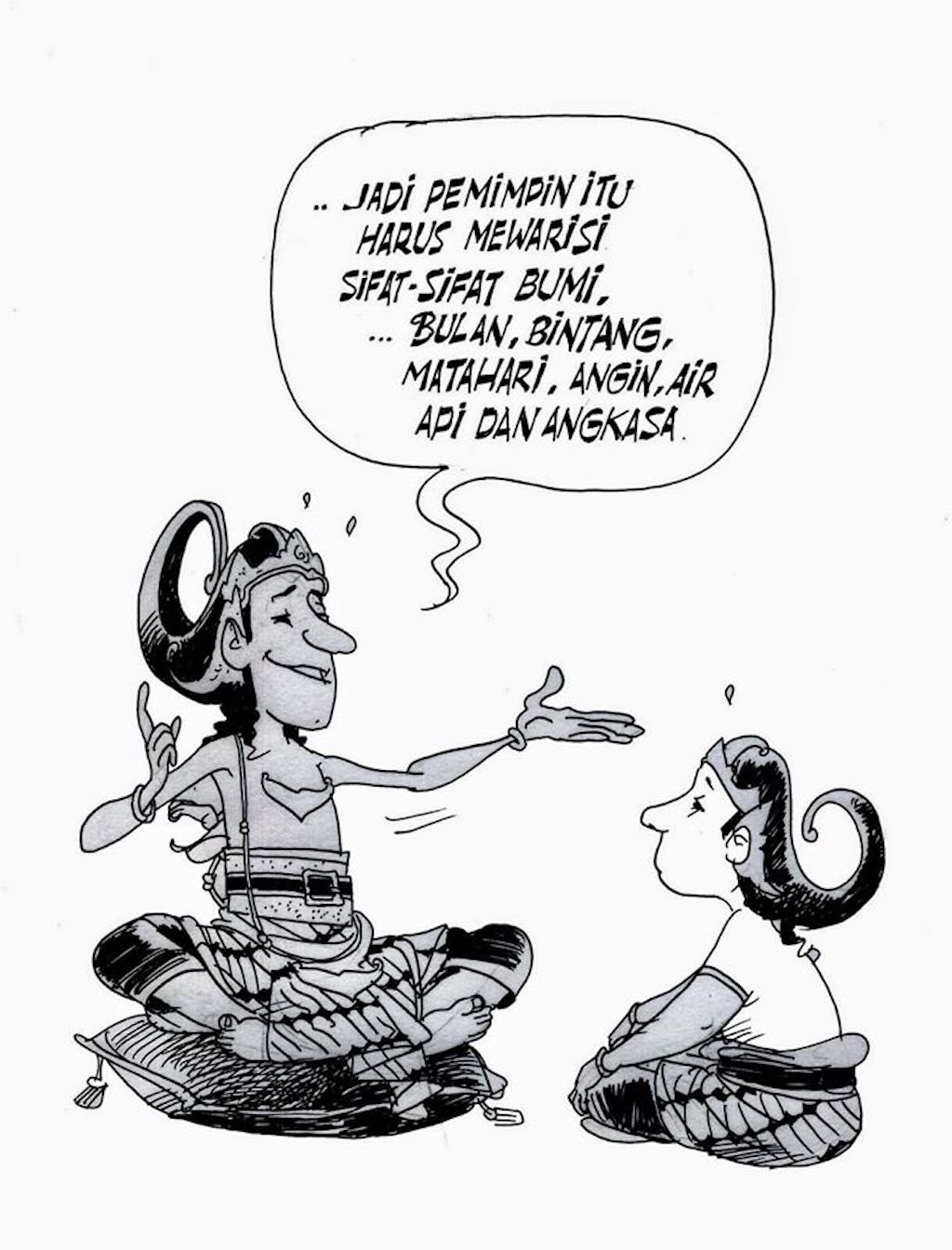 Hadi Nur - Born in 1969. Online since 1999. - Falsafah jawa kuno mengenai  kepemimpinan