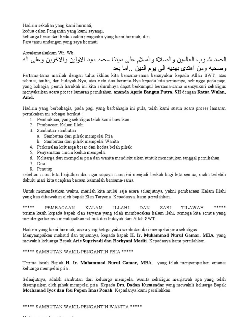 29+ Contoh Naskah Mc Pernikahan Bahasa Sunda