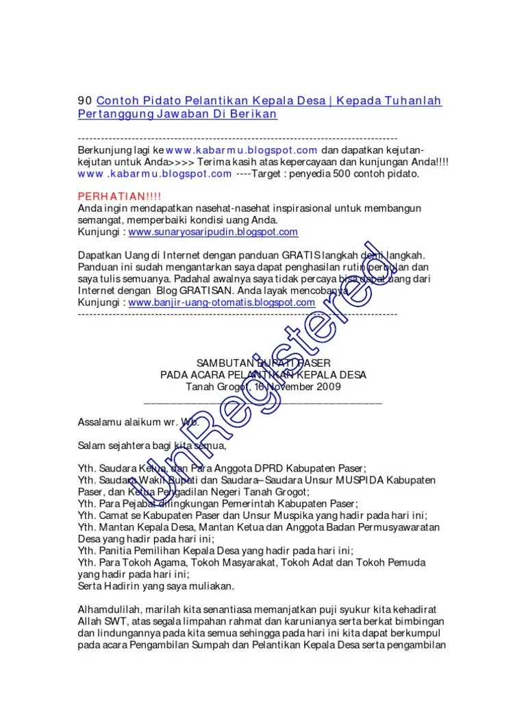 Contoh Pidato Banjir // Kumpulan Contoh Terbaru