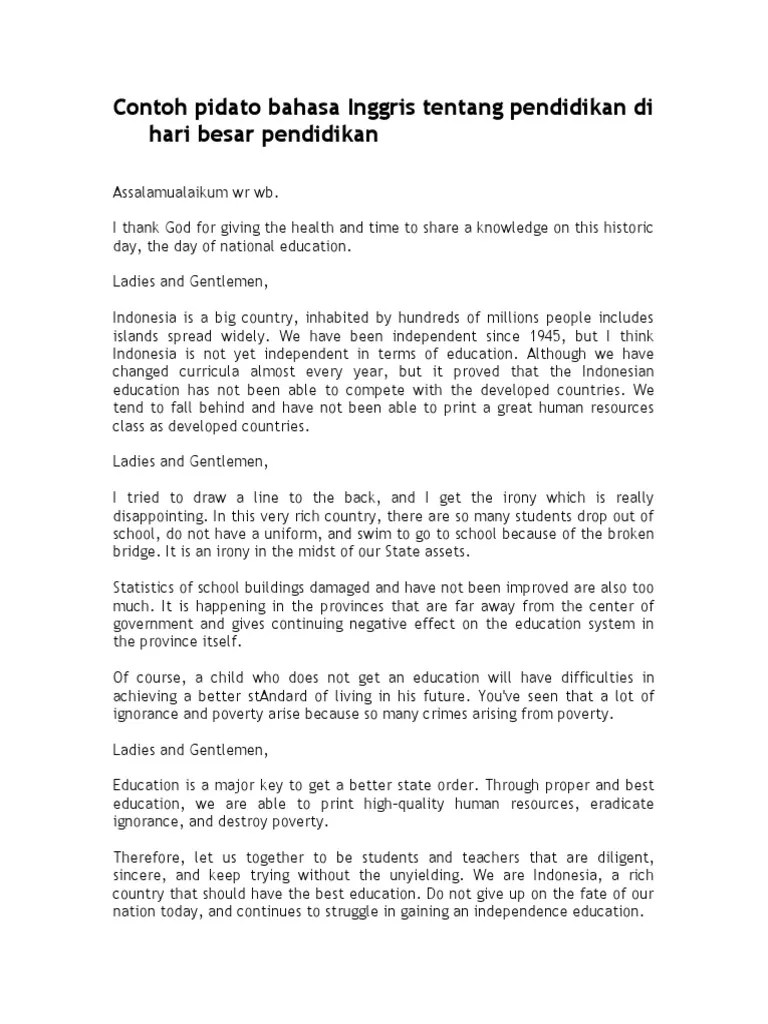 Contoh Pidato Bahasa Inggris Tentang Motivasi Belajar · Kumpulan Contoh  Terbaru